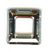 1 14mm Crystal Silver Shade with Foil Back Swarovski Frame